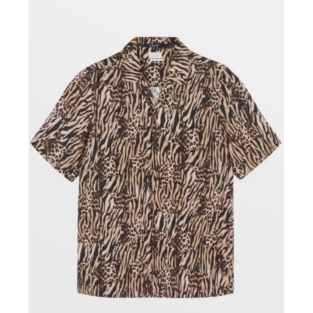Ksubi Zoo Resort Ss Shirt Multi Sz XL New W/O Tags